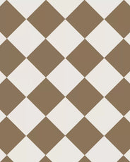 Granittkeramikk Klinker - Sjakkrutete 15 x 15 cm Kaffebrun/Hvit - Coffee CAF/Super White BAS thumbnail image