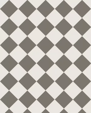 Granittkeramikk Klinker - Sjakkrutete 10 x 10 cm Grå/Hvit - Charcoal ANT/Super White BAS thumbnail image