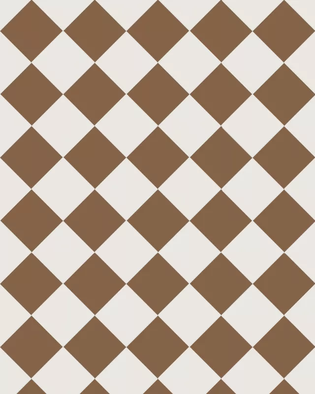 Granittkeramikk Klinker - Sjakkrutete 10 x 10 cm Havana/Hvit - Havana HAV/Super White BAS image