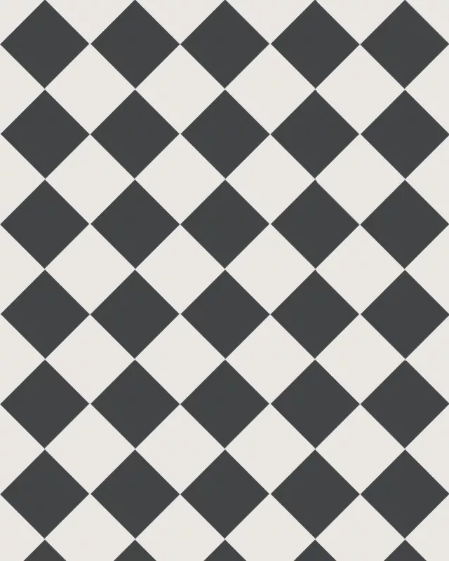Klinker - Schackrutigt 10x10 cm Svart/Vit - Winckelmans Granitklinker image