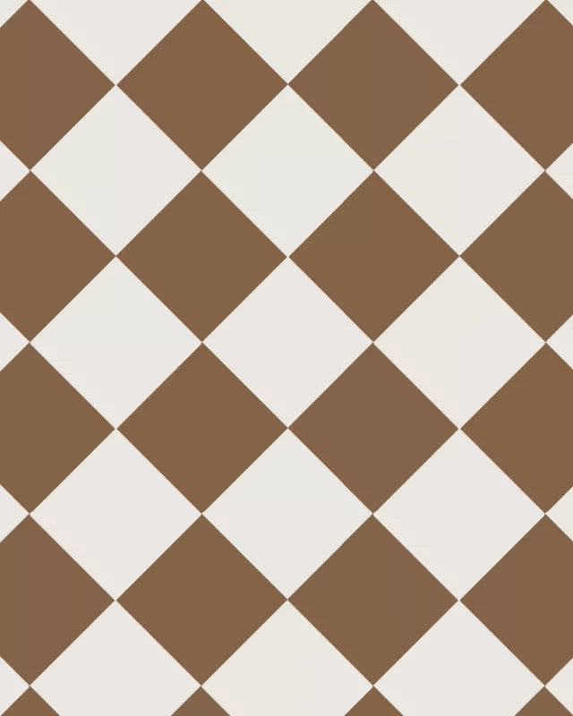 Klinker - Schackrutigt 15x15 cm Havana/Vit - Winckelmans Granitklinker image