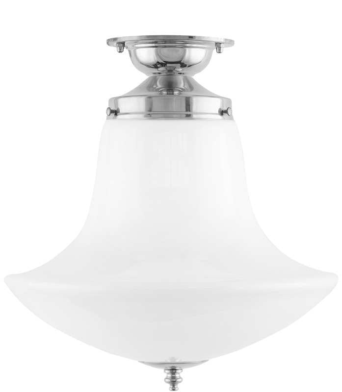 Taklampa - Lundkvist 100 förnicklad, klottratt image