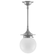 Loftslampe - Dahlbergspendel 80 nikkel, kuppelskærm thumbnail image