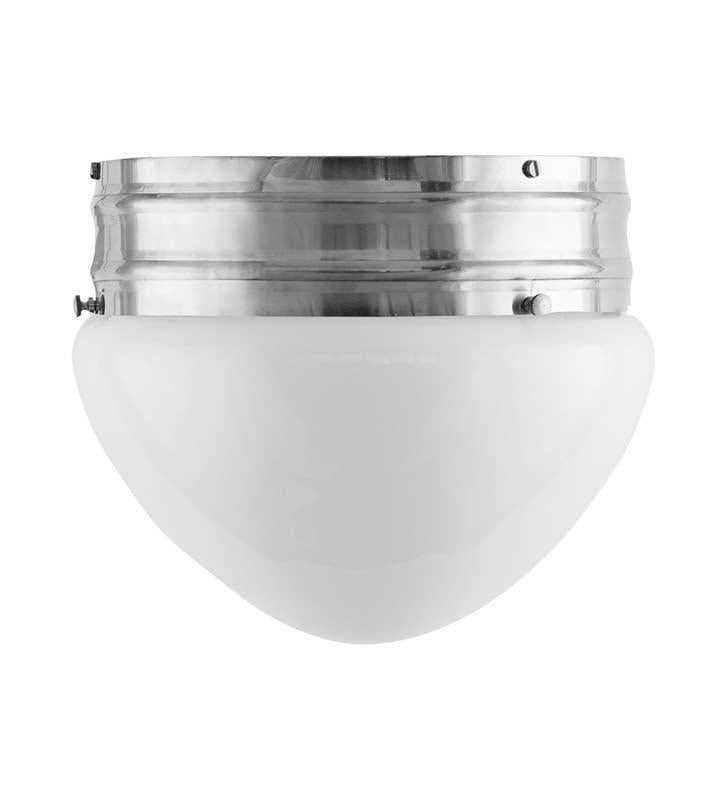 Bowl Light - Heidenstam 200 - nickel-plated with opal white glass image