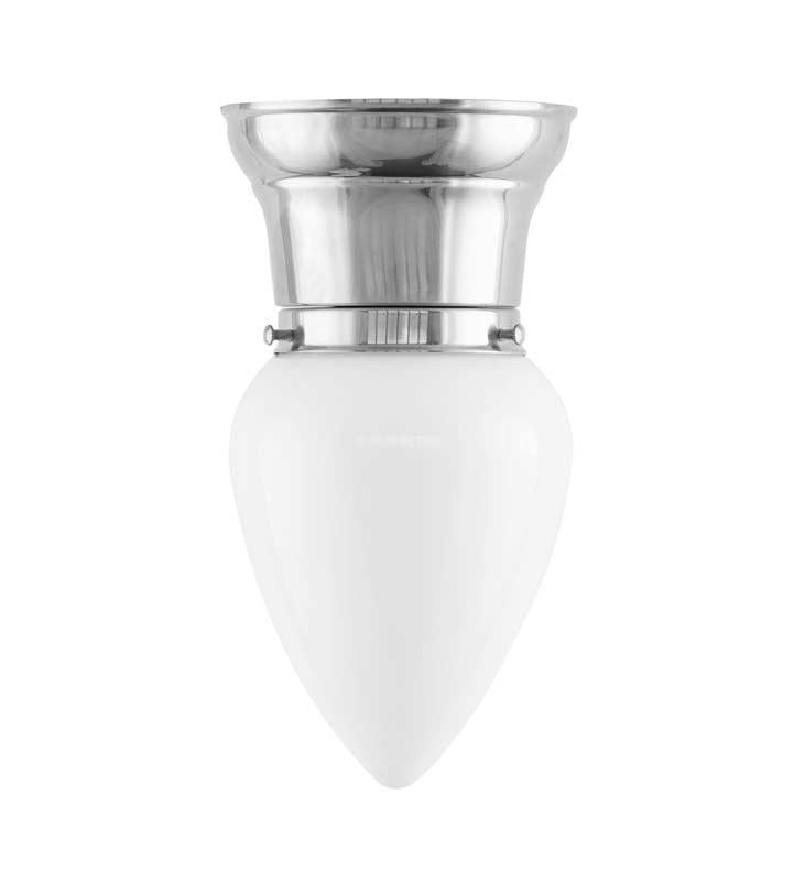 Bowl Light - Fröding 80 - nickel - opal white glass image