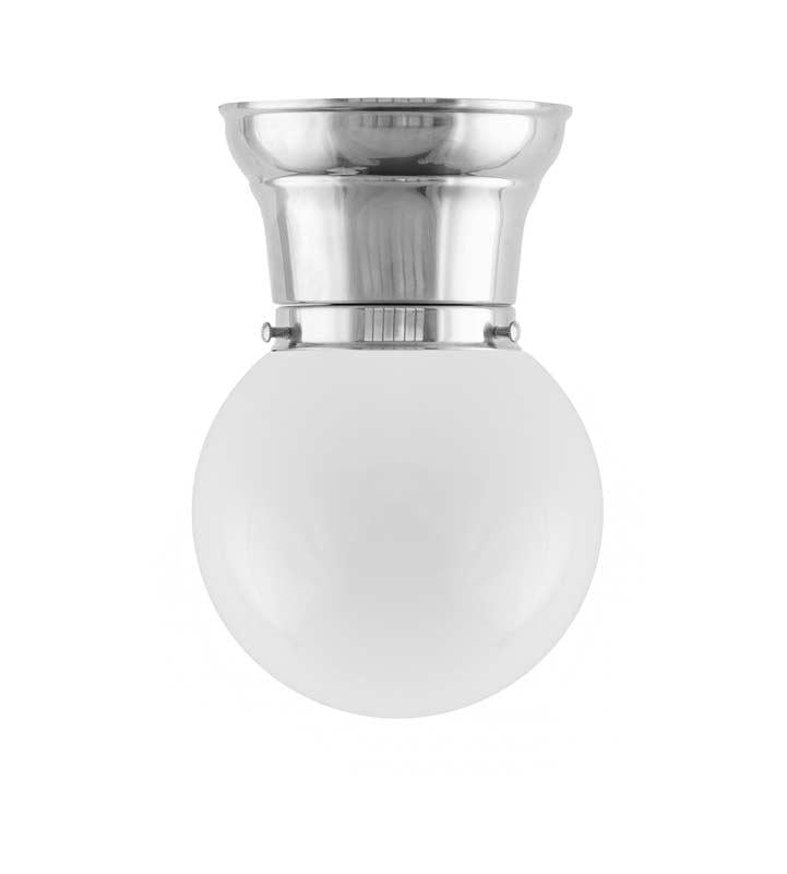 Bowl Light - Fröding 80 - nickel - opal white glass image