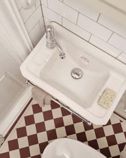 Flise - Granitkeramik, 10 x 10 cm, Hvid, - Super White BAS thumbnail image