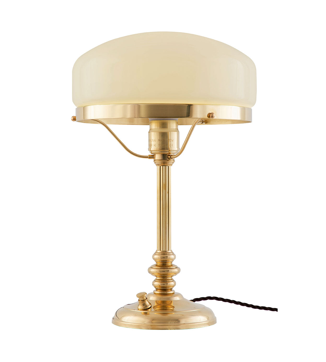 Table lamp - Karlfeldt - Brass, Off-white Shade image
