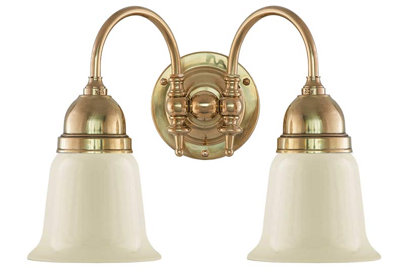 Wall Light - Stackelberg - Off-White Bell Shades image