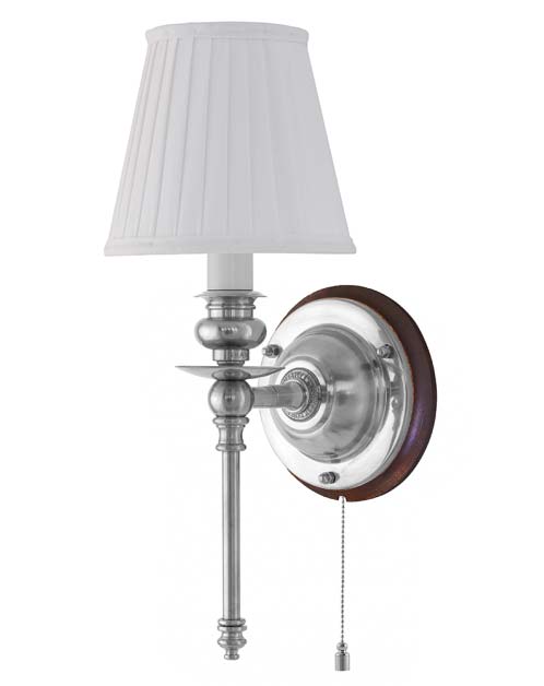 Wall Light - Ribbing - Nickel-plated Brass image