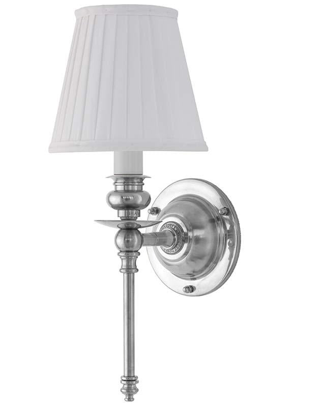 Wall Light - Ribbing - Nickel-plated Brass image