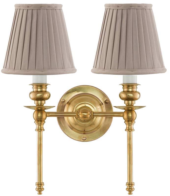 Vägglampa - Wivallius beige tygskärm image
