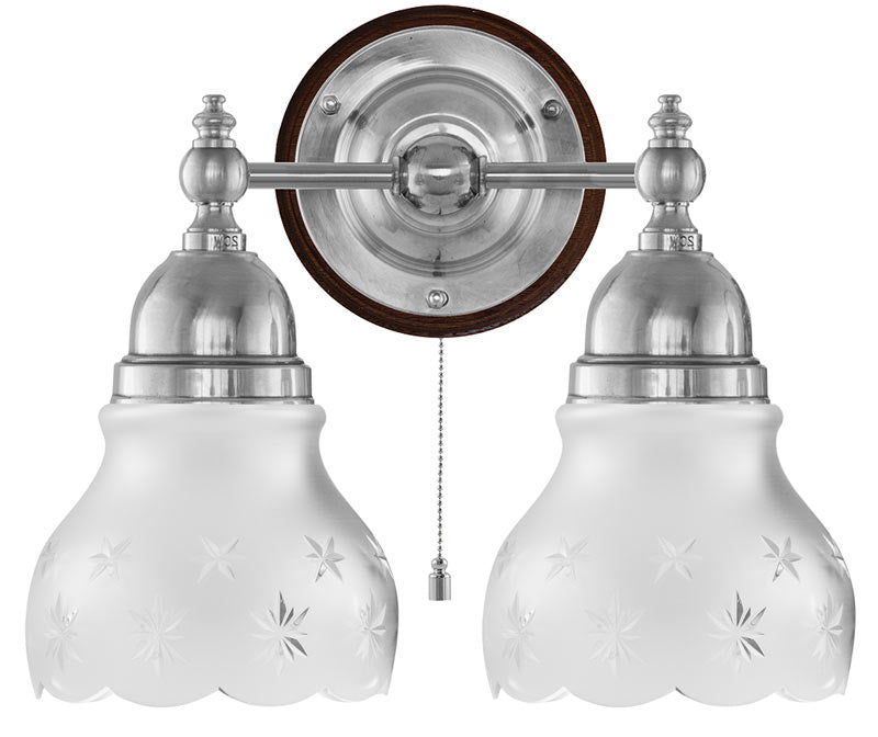 Wall Light - Bergman - Nickel, Matte Glass image