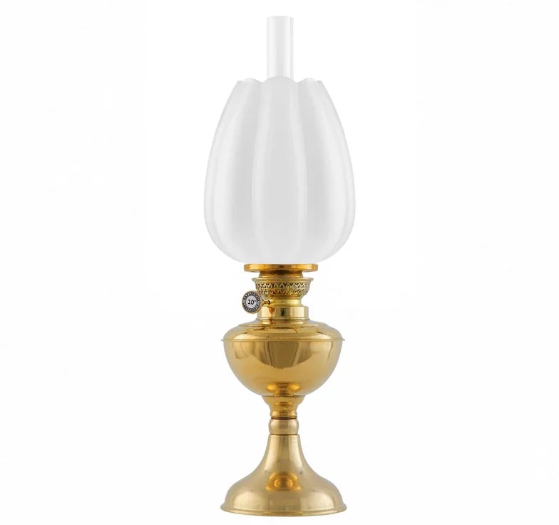 Kerosene Lamp - Arnö Brass with Tulip Globe image