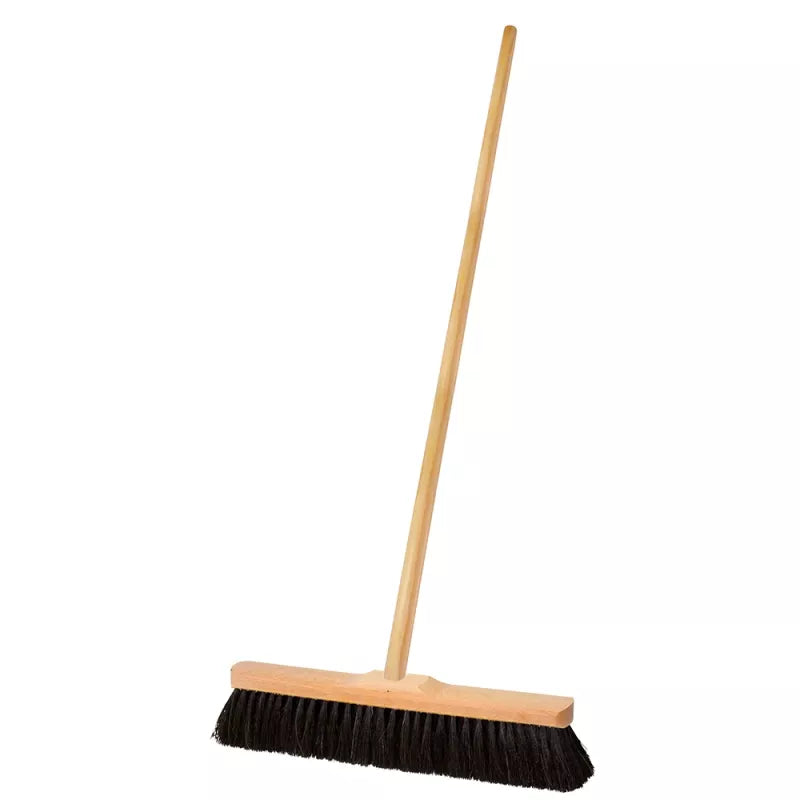 Wooden Broom - with 140 cm handle image