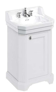 Bathroom vanity - 56 cm (22.0 in.) porcelain/doors white thumbnail image