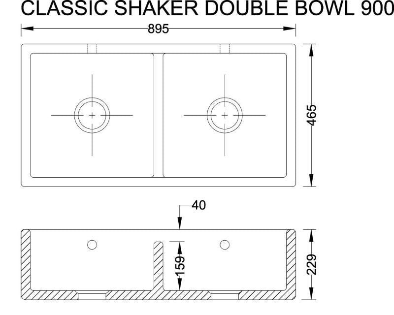 Diskho dubbel - Shaws Classic Shaker Double 900 image
