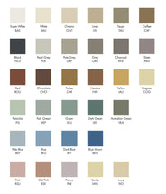 Klinkefrise - 150 mm, Chokoladebrun/Gulhvid thumbnail image