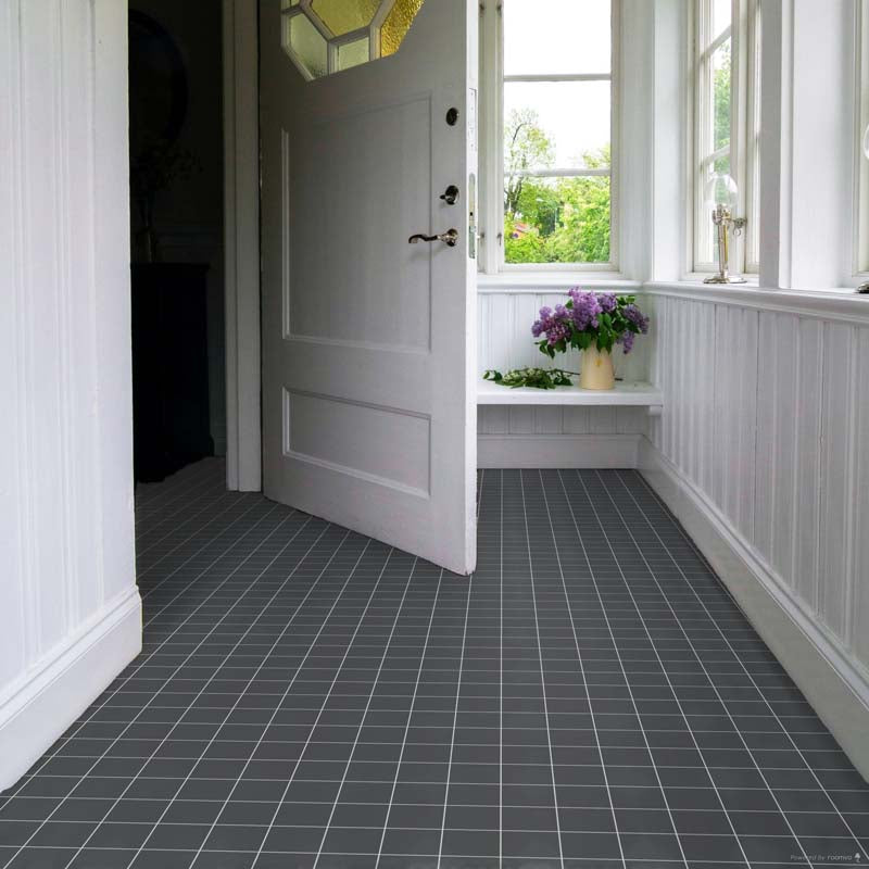 Flise - Granitkeramik, 10 x 10 cm, Sort, - Black NOI image