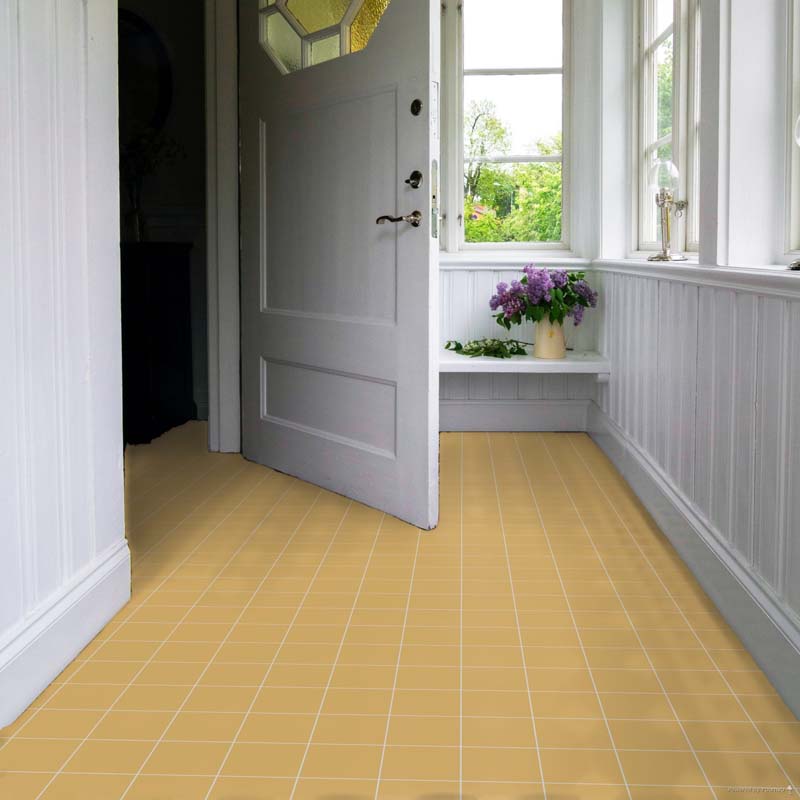 Floor Tiles - 15 cm (5.91 x 5.91 In.) - Yellow JAU image