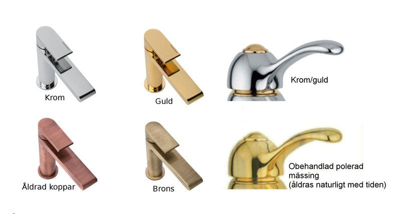 Kjøkkenbatteri - Vegghengt blandebatteri Lady bronse image