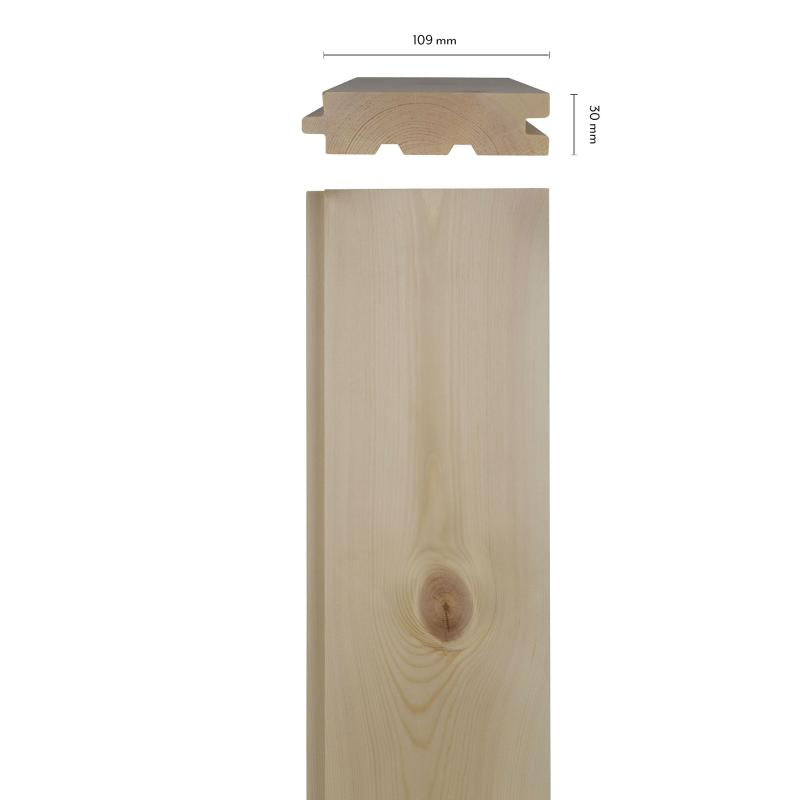 Furugulv Vasastan - 30 x 109 mm - Massivt Tregulv image