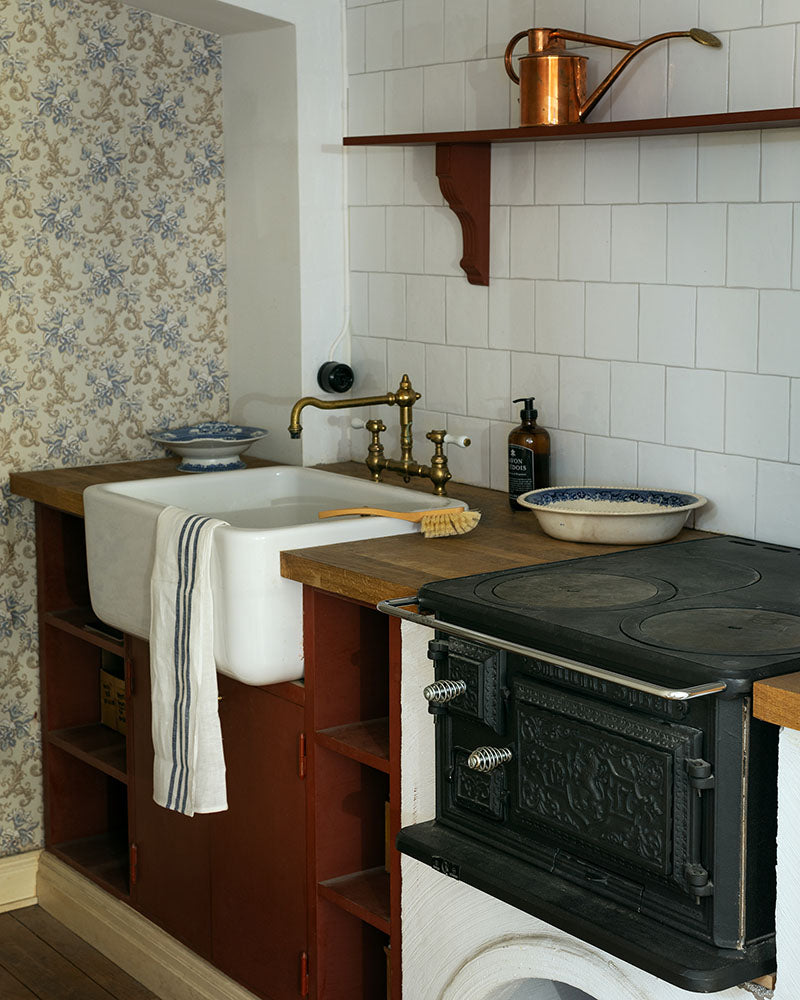 Inspiration - Traditional kitchen with wood stove card image