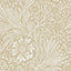 Beige blomstrete tapeter