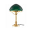Grønne bordlamper i messing