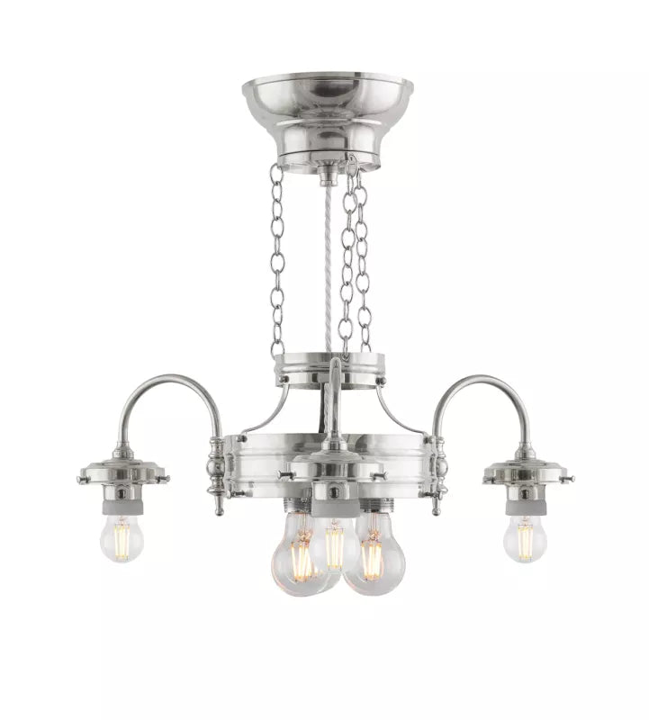 Dreiarmige Ringkrone (Nickel) - Ohne Schirme