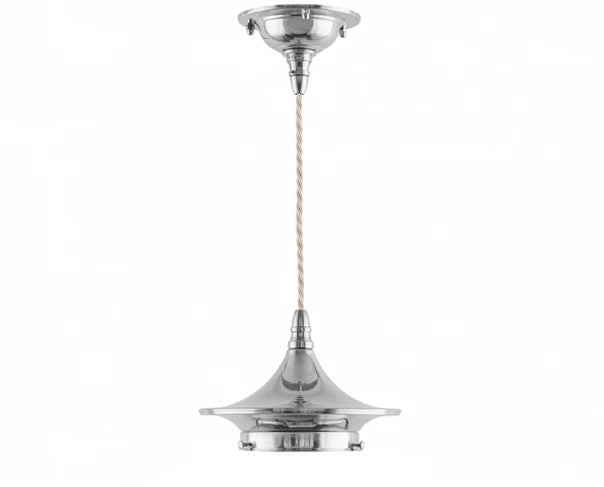 Dahlberg Cord 100 (Nickel/White Textile Cord) - Incl. Ceiling Mount image