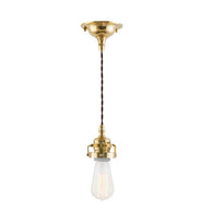 Ferlins 60 - Brass Fixture with Brown Cord thumbnail image
