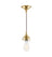 Ferlins 60 - Brass Fixture with Brown Cord