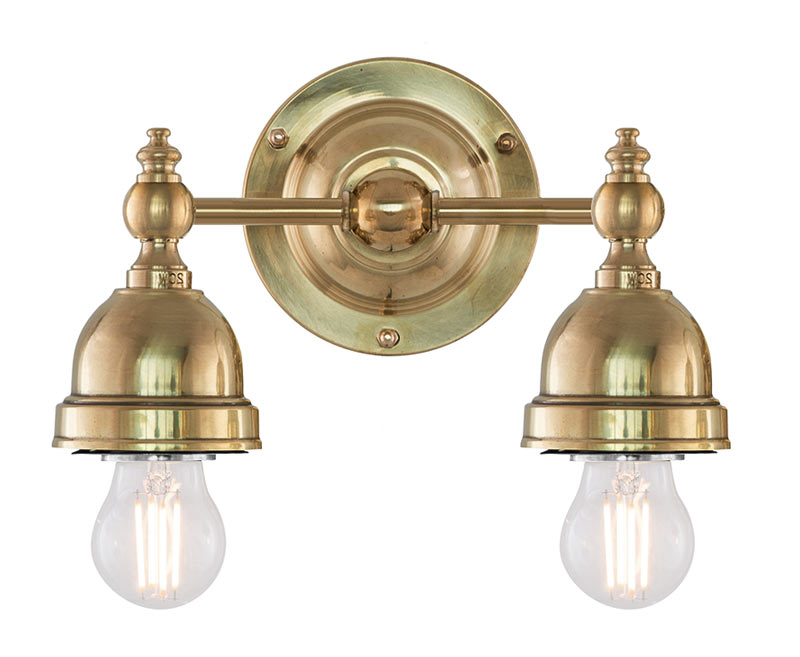 Bergman 60/IP21 (messing) - Inkl. medfølgende vægbeslag