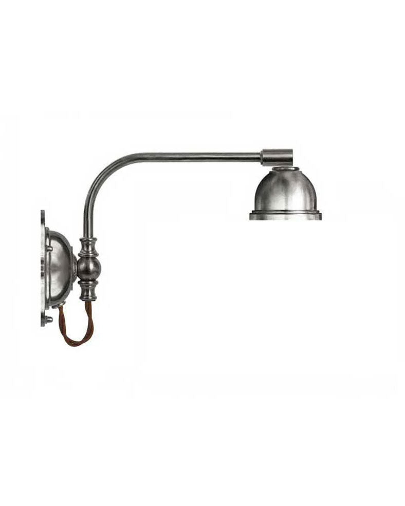 Gripenberg (Nickel/Braunes Kabel) - Inkl. Wandhalterung