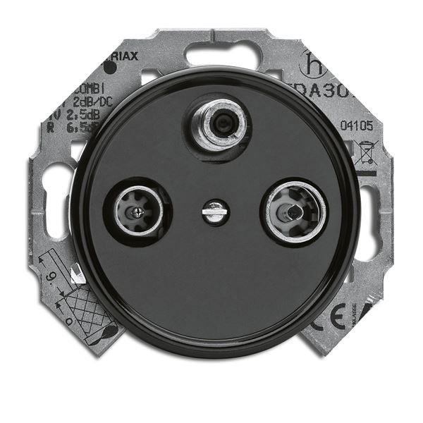 Antennensteckdosen-Einsatz – Multimedia, Bakelit