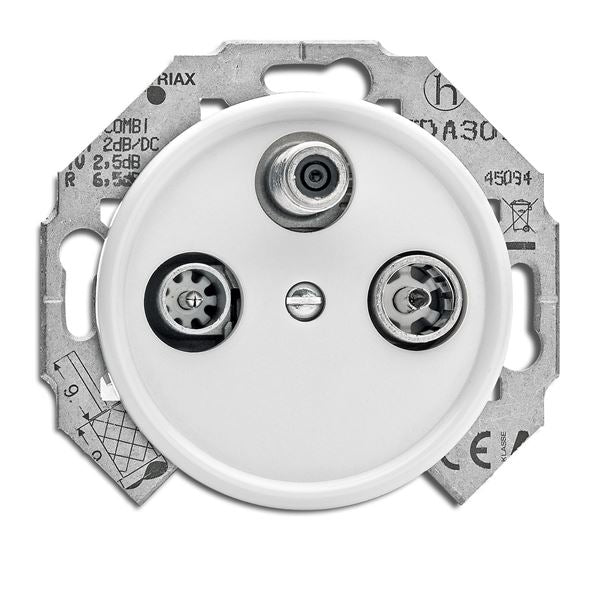 Antenna outlet insert - Multimedia Duroplast
