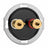Speaker wall socket insert - Bakelite WBT