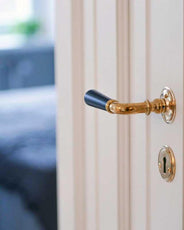 Door handle - Næsman 195 - Brass thumbnail image