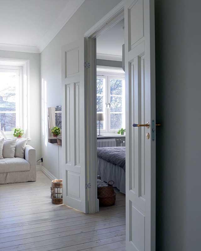 Door handle - Næsman 195 - Brass image