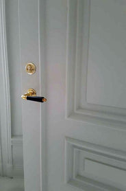 Door handle - Næsman 195 - Brass thumbnail image