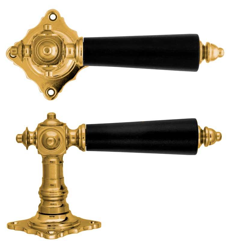 Door Handle - Næsman 268 -Brass