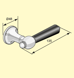 Türdrücker - Låsbolaget 437, Nickel image