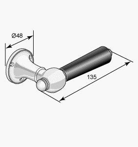 Dörrhandtag - Låsbolaget 437 mässing image