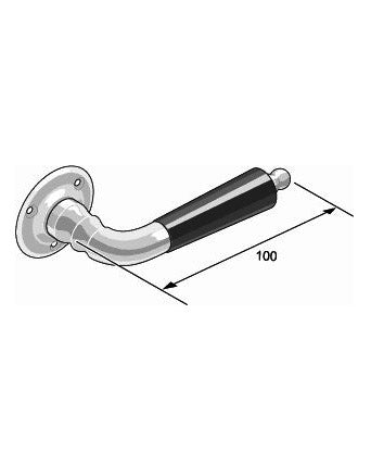 Door Handle - Låsbolaget 439 - Nickel image