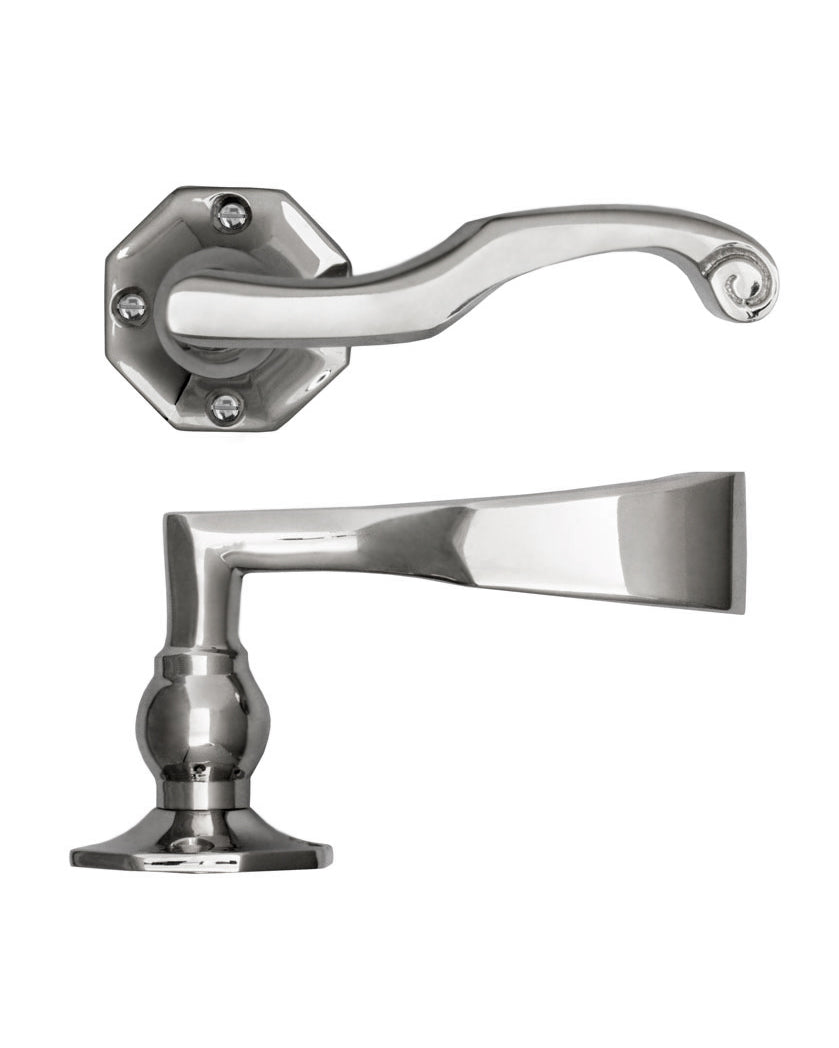 Door handle - Albert Karlsson 1210 - Nickel image