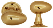 Door Handle - Egg Knob - Brass thumbnail image