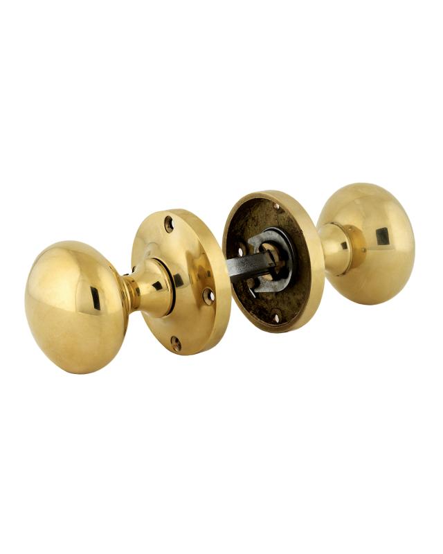 Dørhåndtak - Rund Messing Dørknott