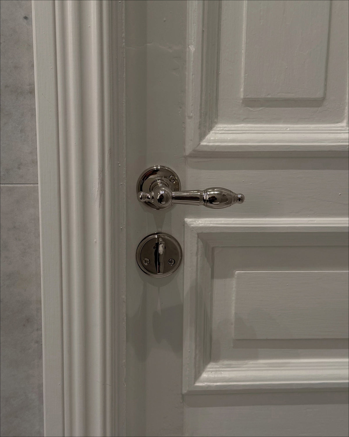 WC-lås - Vred nickel image