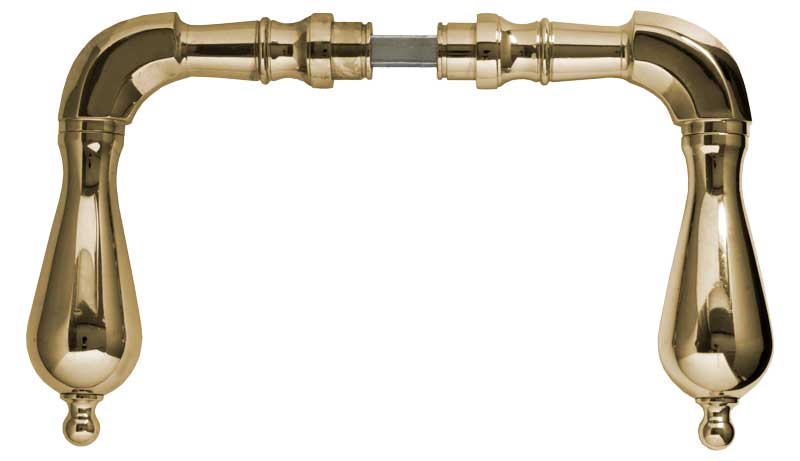 Dørvrider Ytterdør klassisk messing - uten dørskilt